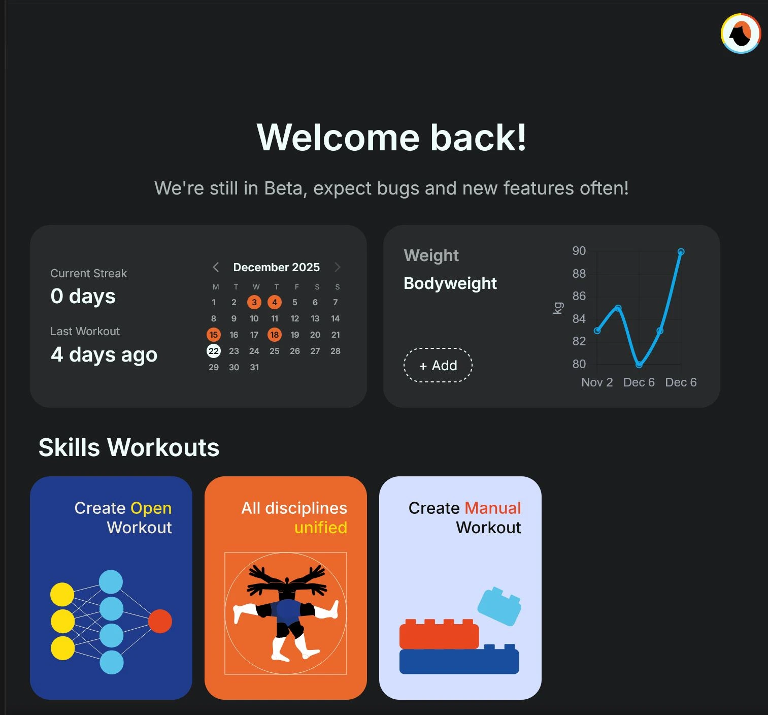 SkillTrees training overview